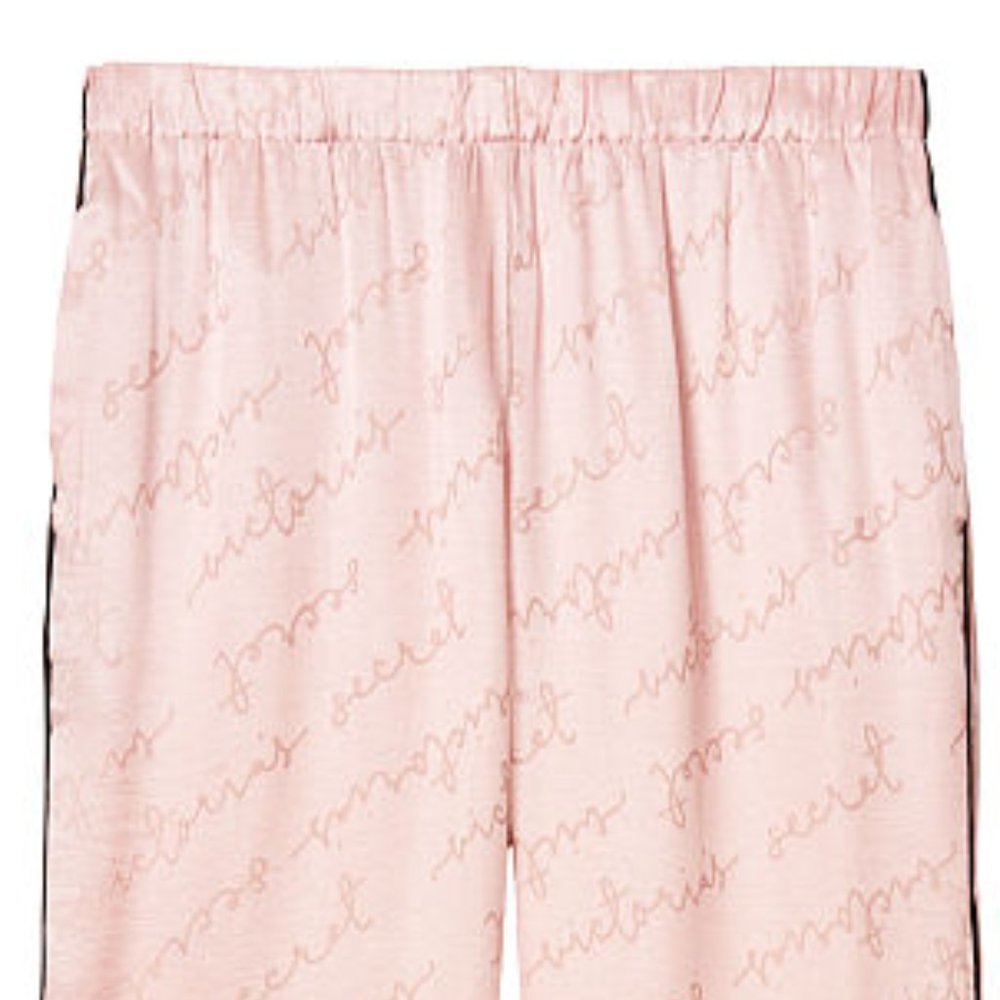 VICTORIA'S SECRET XL Short Inseam Satin Logo PJ Pant New in VS Pkg - Picture 9 of 9